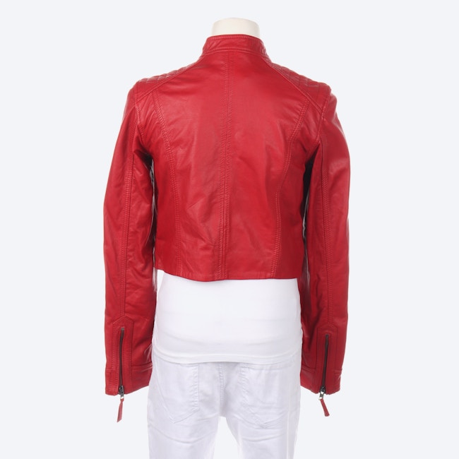 Image 2 of LeatherJacket M Red in color Red | Vite EnVogue