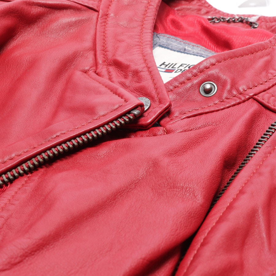 Image 3 of LeatherJacket M Red in color Red | Vite EnVogue