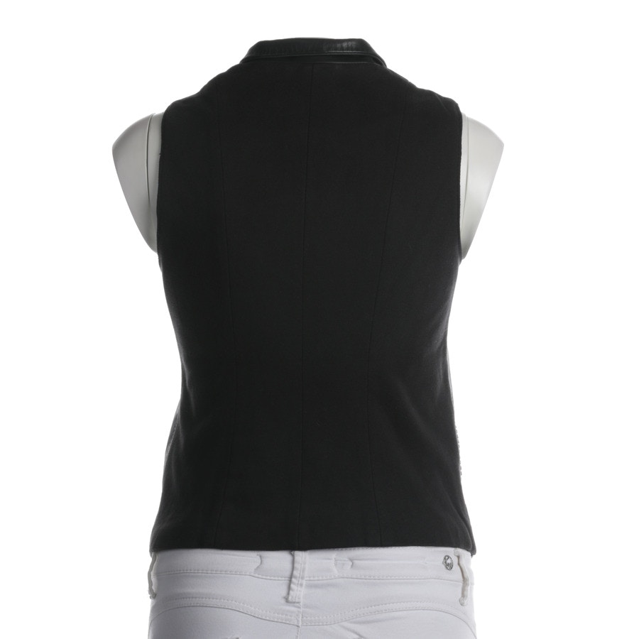 Image 2 of Leather Vest M Black in color Black | Vite EnVogue