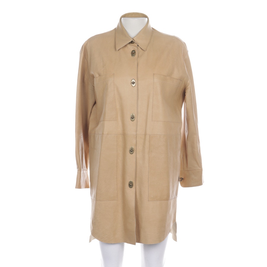 Image 1 of Leather Coat 34 Tan in color Brown | Vite EnVogue