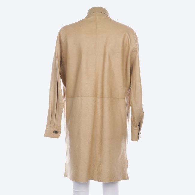 Image 2 of Leather Coat 34 Tan in color Brown | Vite EnVogue