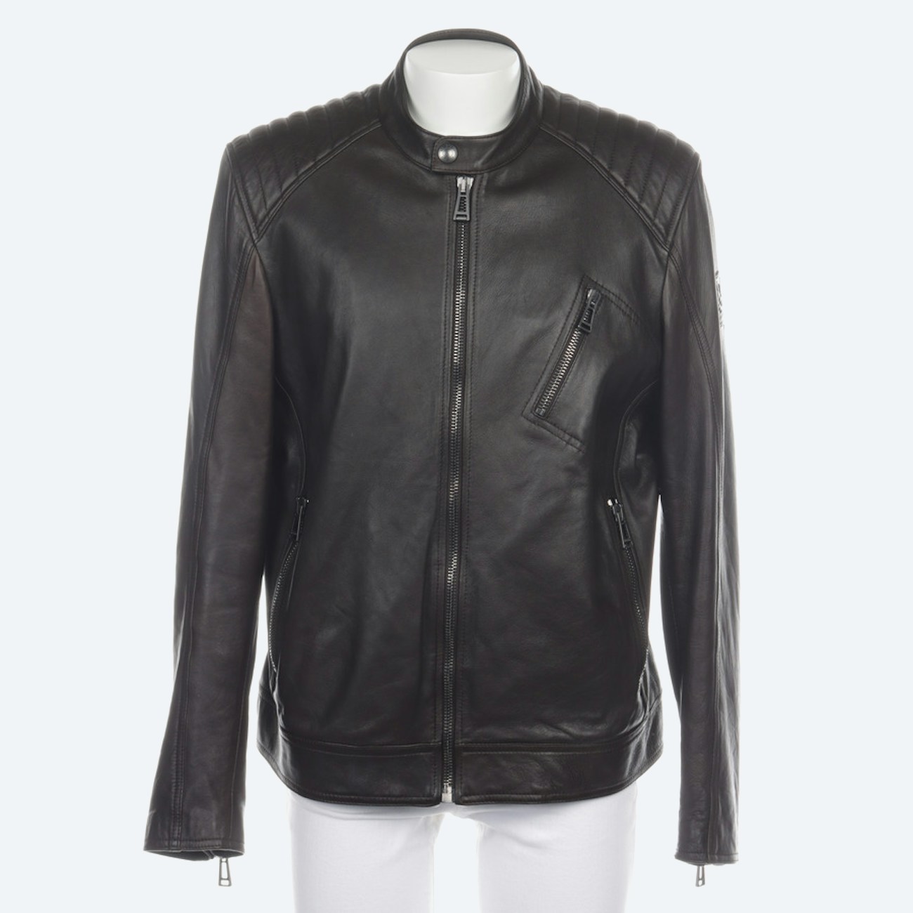 Image 1 of Leather Jacket 46 Brown in color Brown | Vite EnVogue