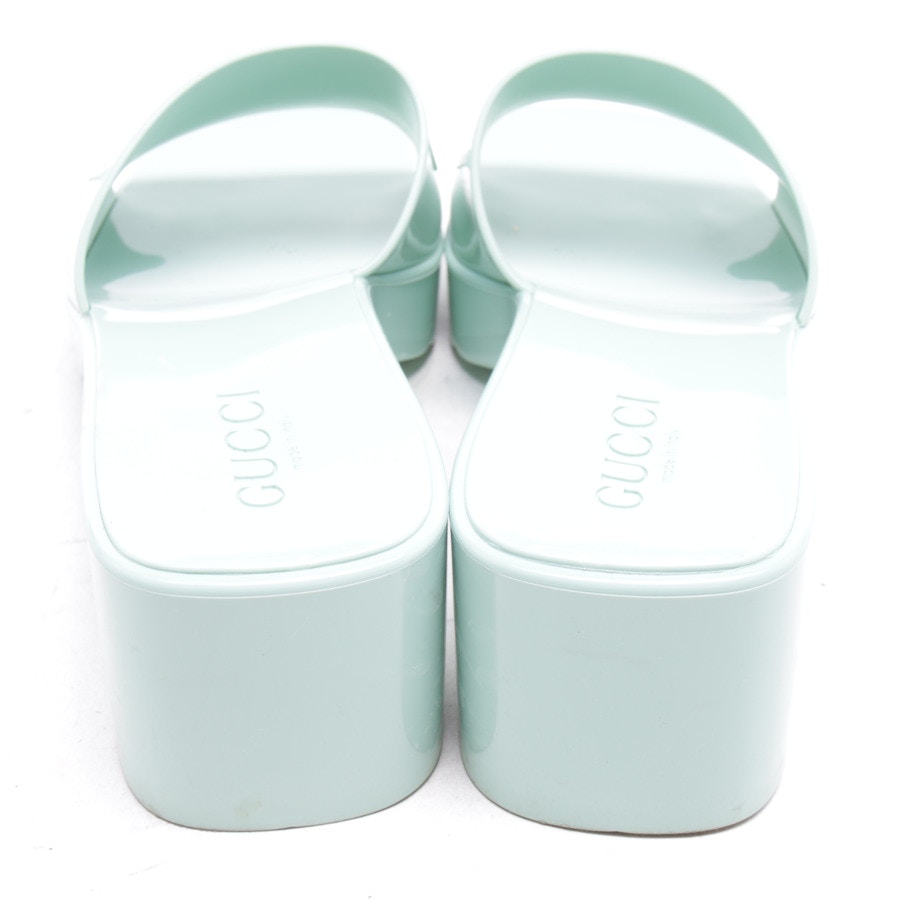 Image 3 of Heeled Sandals EUR 41 Pastel green in color Green | Vite EnVogue