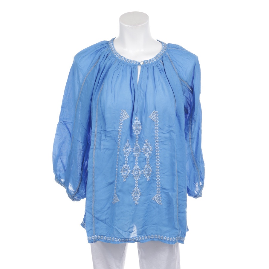 Image 1 of Shirt Blouse One Size Blue in color Blue | Vite EnVogue