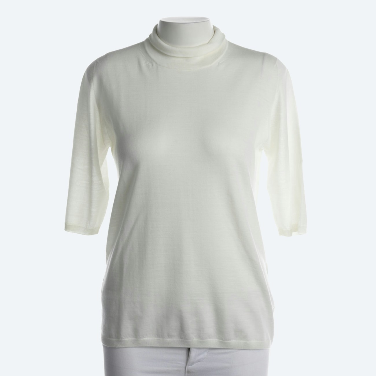 Image 1 of Wool Shirt XL Ivory in color White | Vite EnVogue