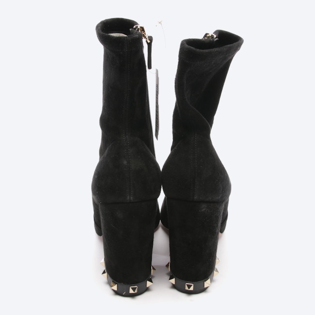 Image 3 of Rockstud Ankle Boots EUR 41 Black in color Black | Vite EnVogue