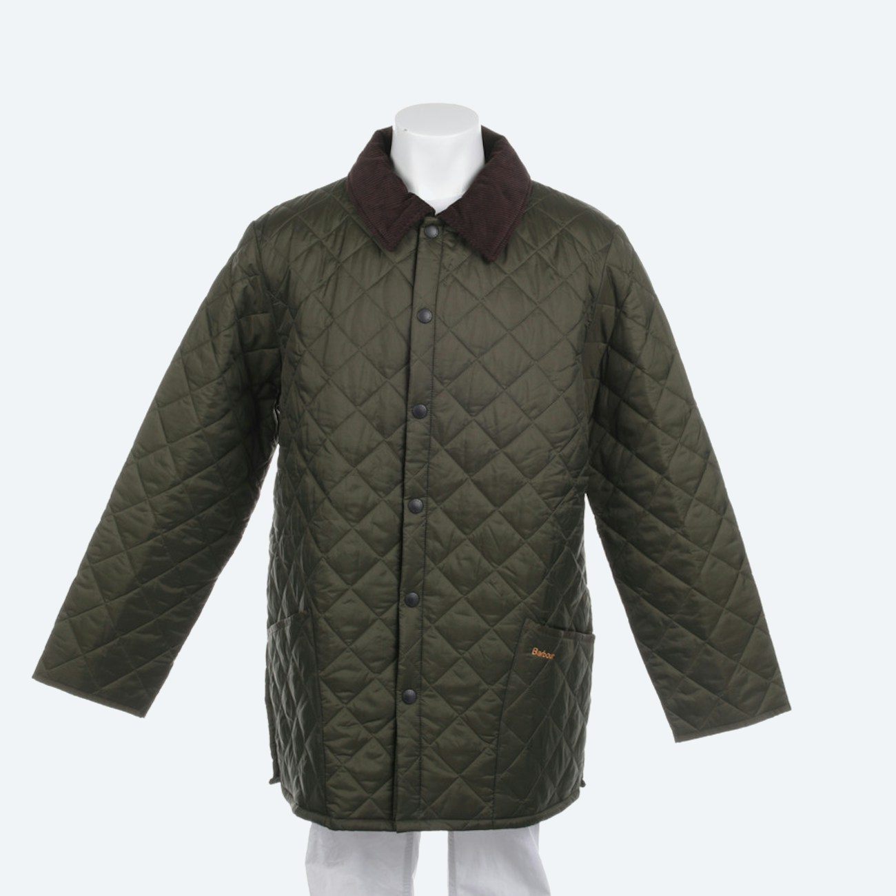Image 1 of Quilted Coat XL Green in color Green | Vite EnVogue