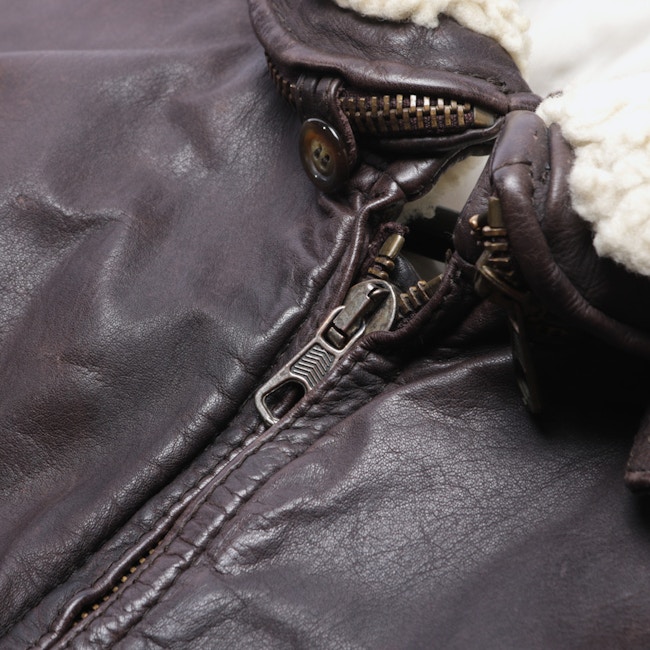 Image 3 of Leather Jacket 52 Brown in color Brown | Vite EnVogue