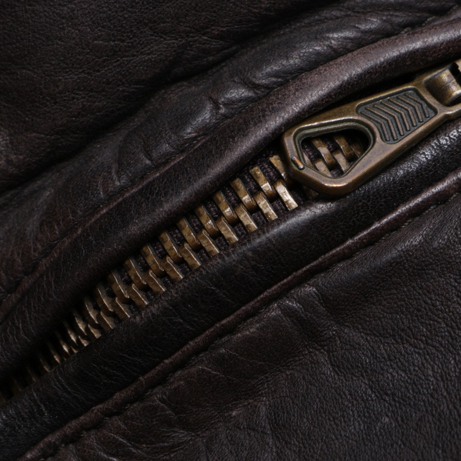 Image 5 of Leather Jacket 52 Brown in color Brown | Vite EnVogue