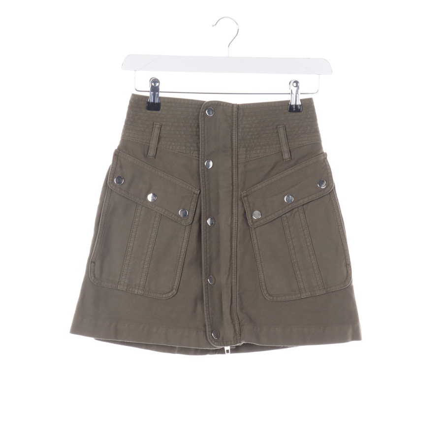 Image 1 of Mini Skirt 34 Olivedrab in color Green | Vite EnVogue