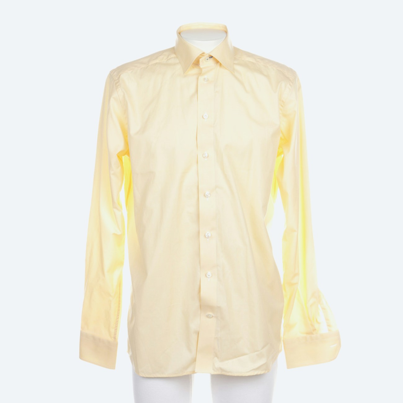 Image 1 of Casual Shirt 41 Yellow in color Yellow | Vite EnVogue