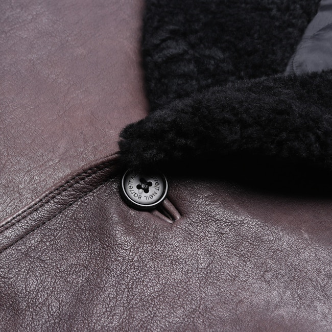 Image 3 of Sheepskin Jacket L Dark Brown in color Brown | Vite EnVogue