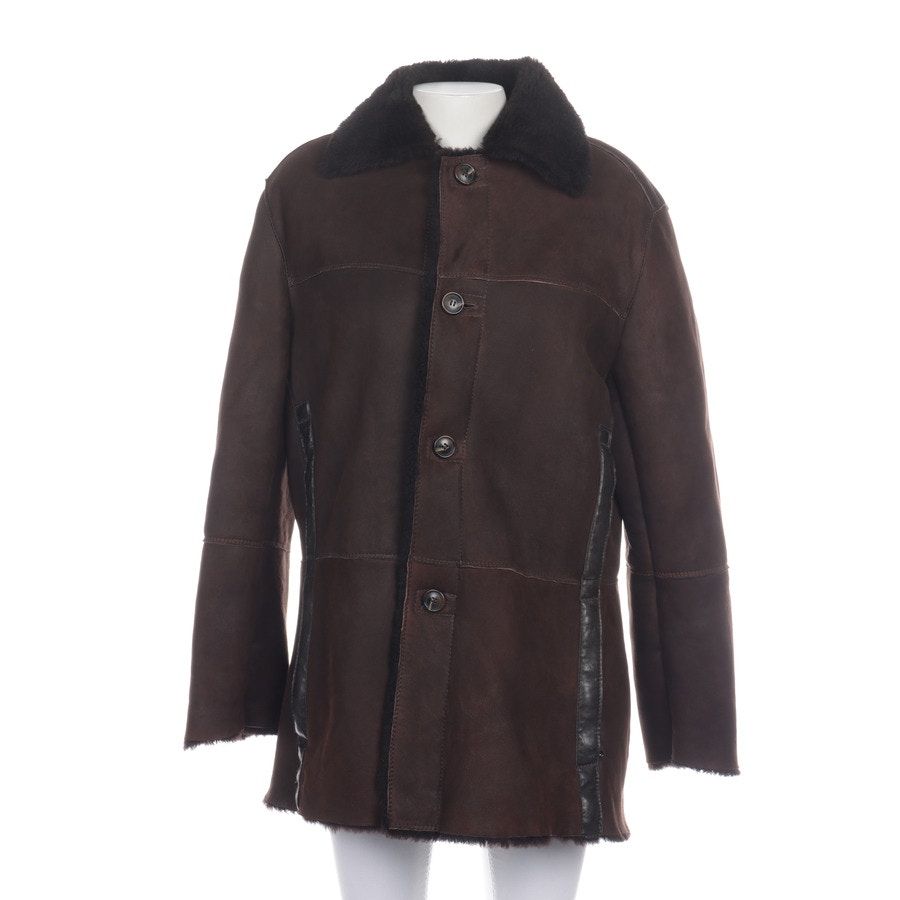 Image 1 of Sheepskin Coat XL Dark brown in color Brown | Vite EnVogue
