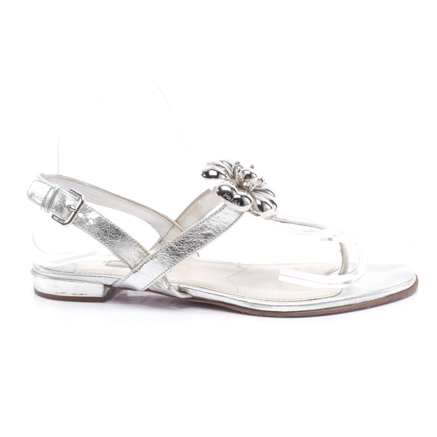 Image 1 of Sandals EUR 38.5 Silver in color Metallic | Vite EnVogue