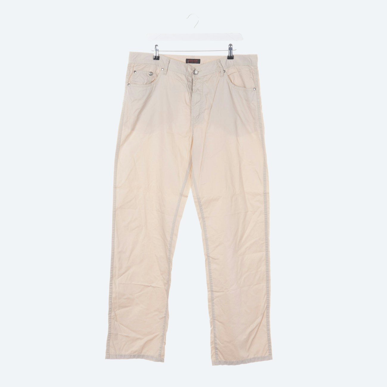 Image 1 of Trousers W38 Beige in color White | Vite EnVogue