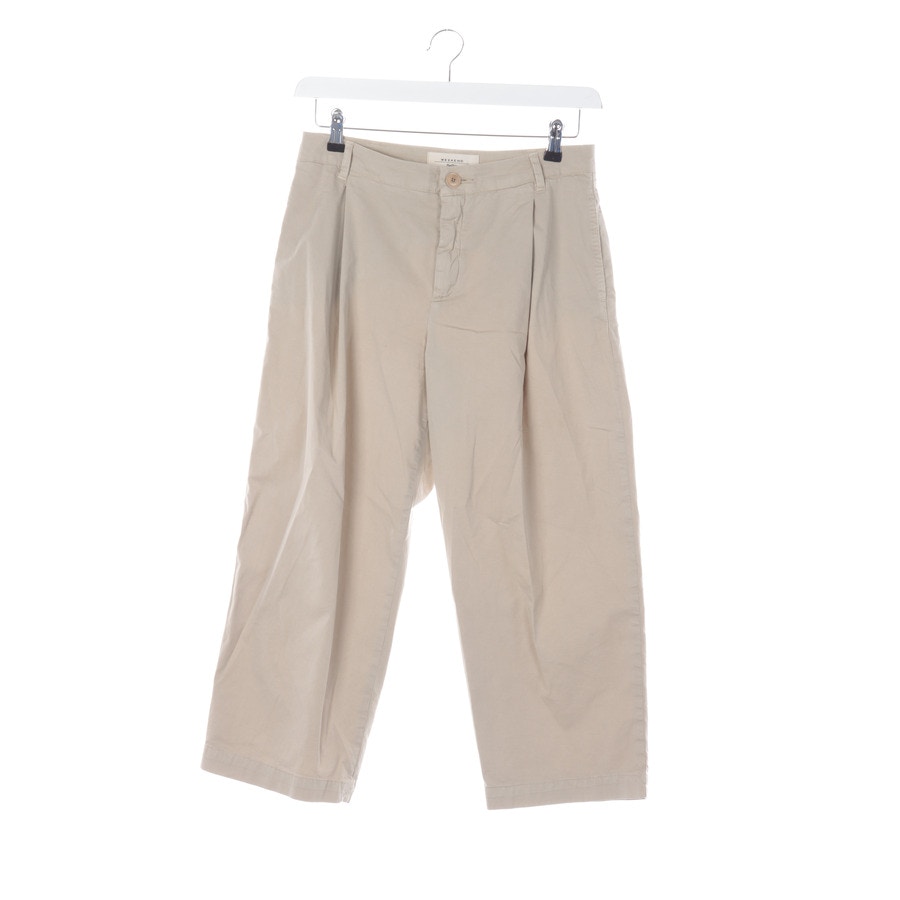 Image 1 of Trousers 38 Beige in color White | Vite EnVogue