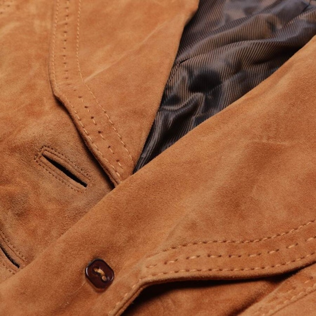 Image 3 of LeatherJacket 40 Camel in color Brown | Vite EnVogue