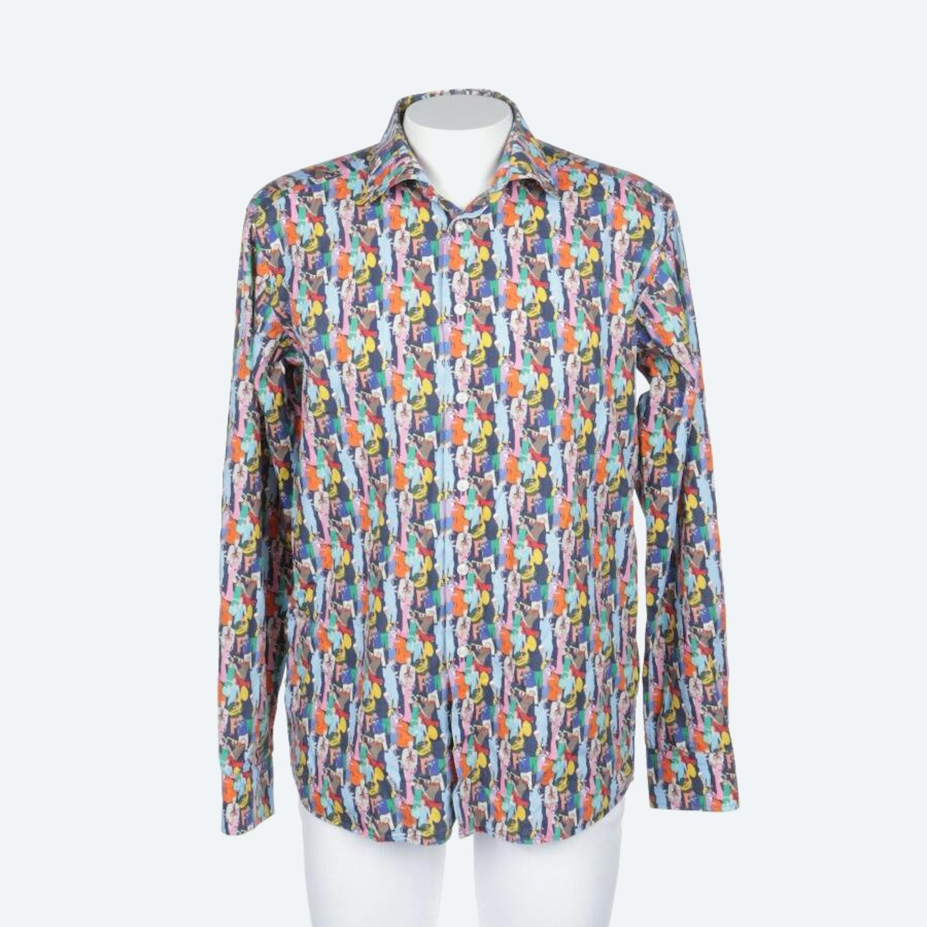 Image 1 of Casual Shirt L Multicolored in color Multicolored | Vite EnVogue