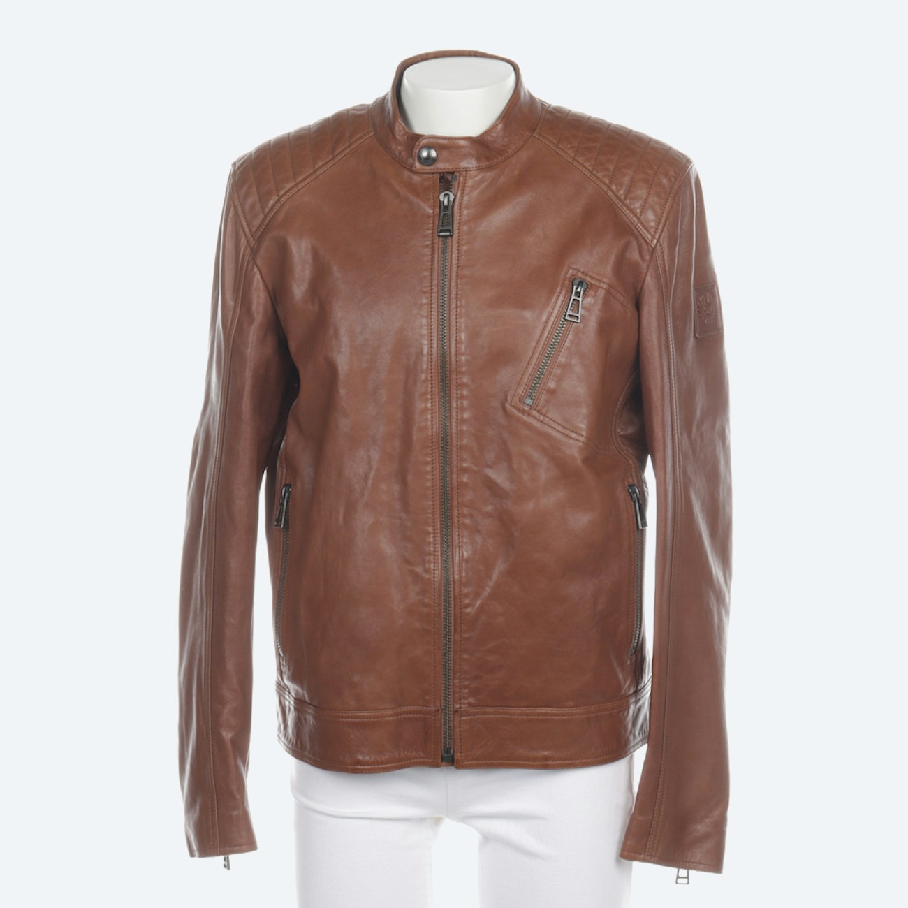 Image 1 of Leather Jacket 42 Brown in color Brown | Vite EnVogue