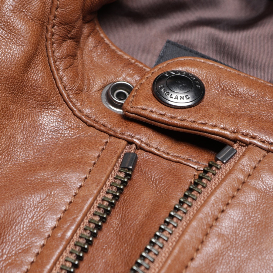 Image 3 of Leather Jacket 42 Brown in color Brown | Vite EnVogue