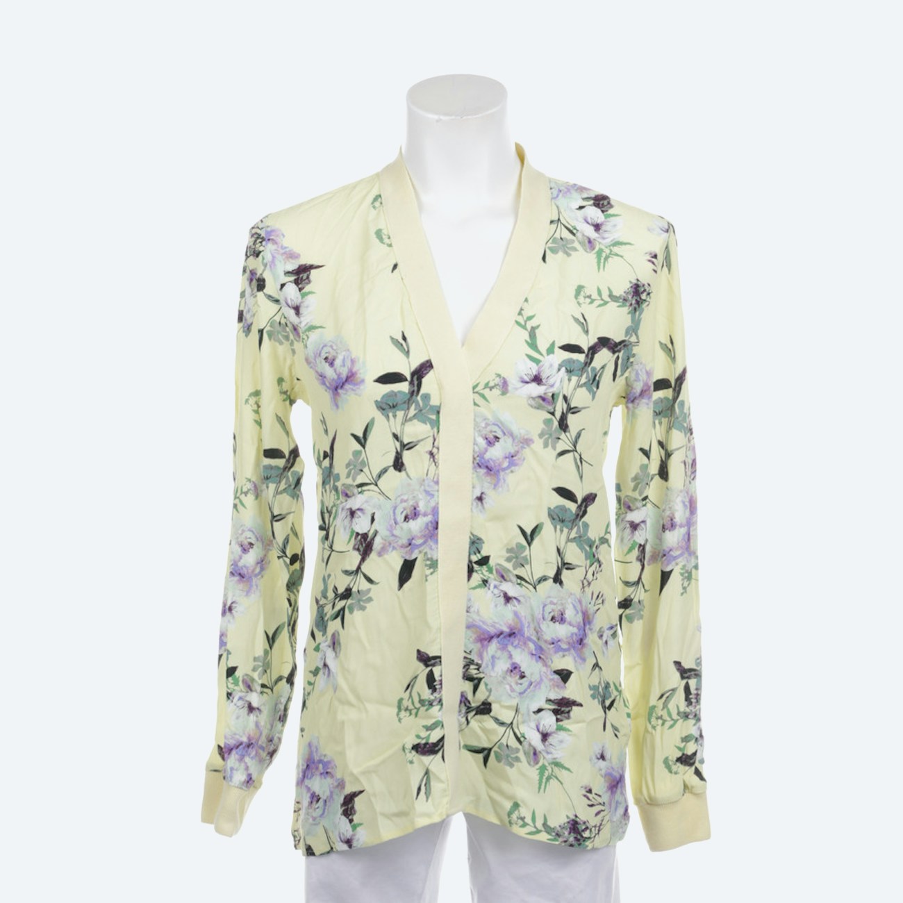 Image 1 of Shirt Blouse 38 Pastel yellow in color Yellow | Vite EnVogue