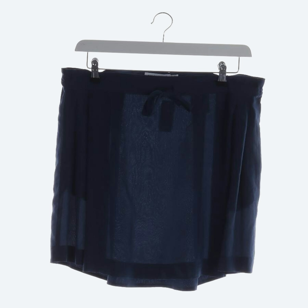 Image 1 of Silk Skirt 34 Navy in color Blue | Vite EnVogue