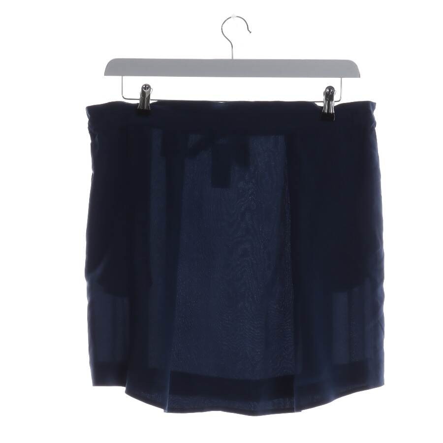 Image 2 of Silk Skirt 34 Navy in color Blue | Vite EnVogue