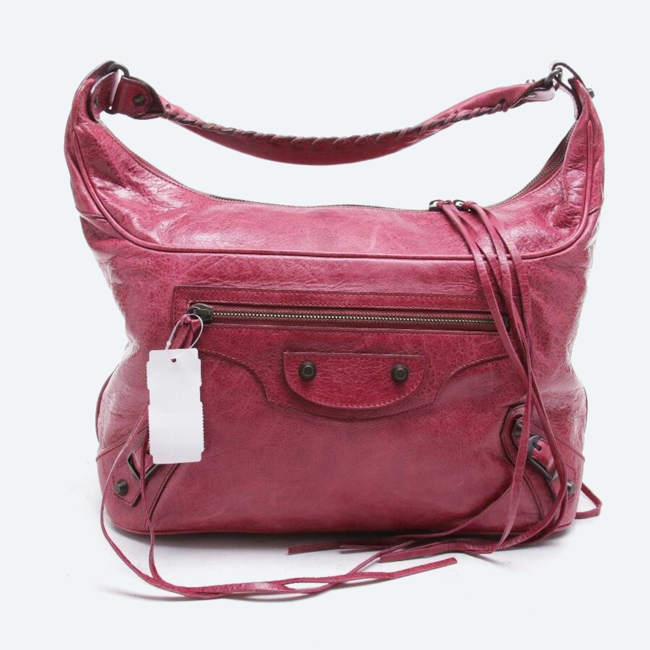 Image 1 of Classic Mini City Shoulder Bag Indian Red in color Red | Vite EnVogue