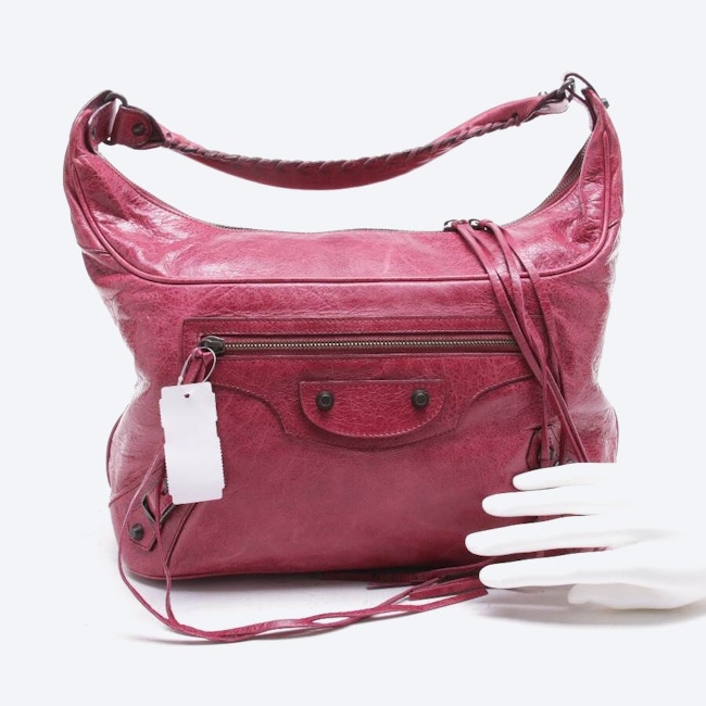 Image 4 of Classic Mini City Shoulder Bag Indian Red in color Red | Vite EnVogue