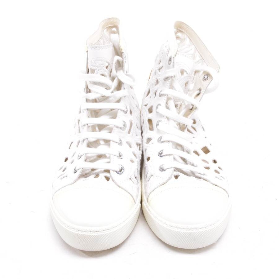 Image 2 of High-Top Sneakers EUR 38.5 White in color White | Vite EnVogue