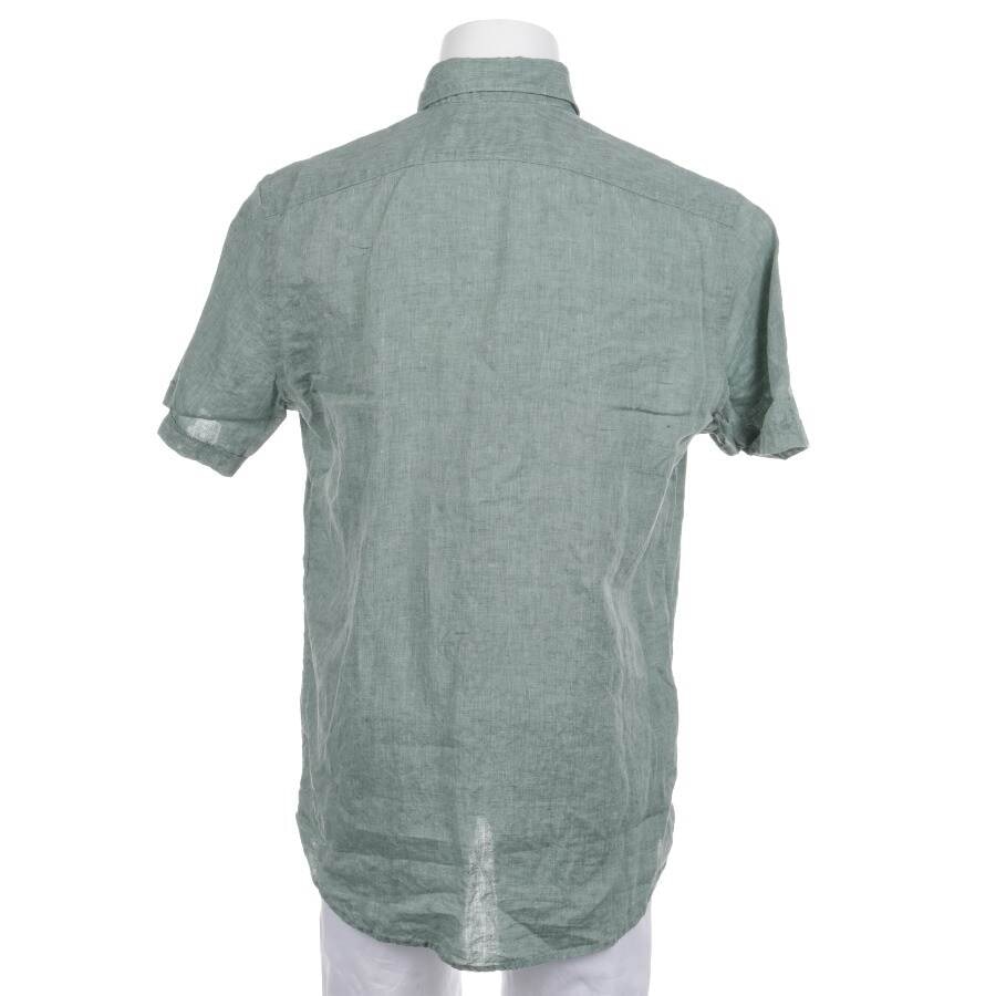 Image 2 of Linen Shirt L Green in color Green | Vite EnVogue