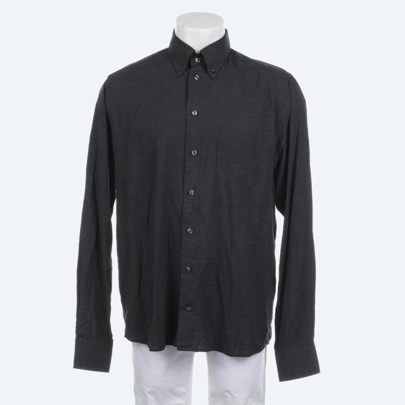 Image 1 of Casual Shirt L Anthracite in color Gray | Vite EnVogue