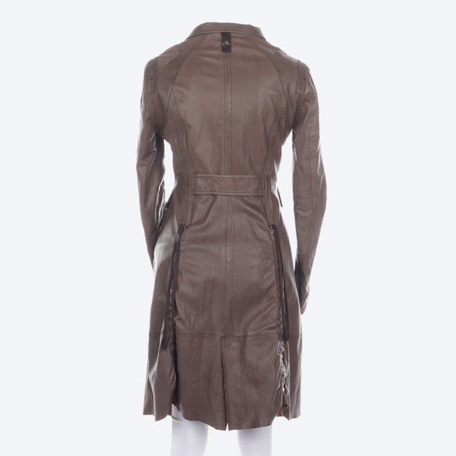 Image 2 of Leather Coat 38 Brown in color Brown | Vite EnVogue