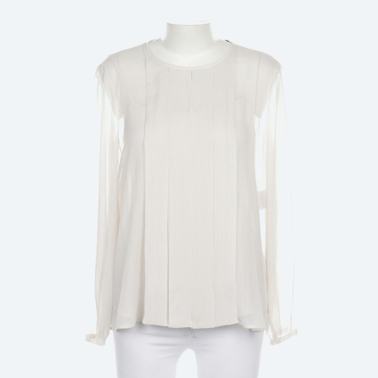 Image 1 of Shirt Blouse 34 Cream in color White | Vite EnVogue