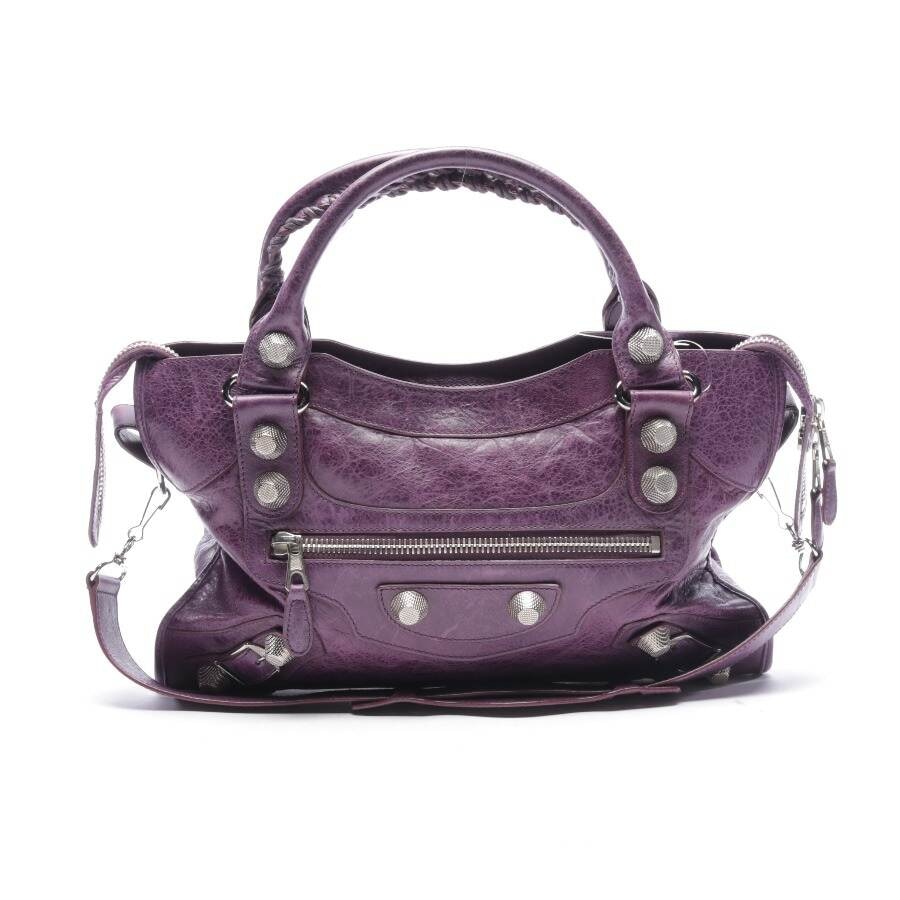 Image 1 of Classic City Handbag Darkviolet in color Purple | Vite EnVogue