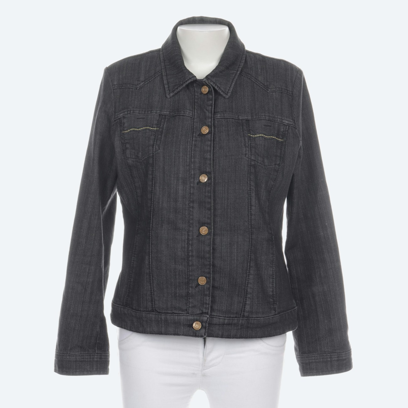 Image 1 of Jeans Jacket 44 Gray in color Gray | Vite EnVogue