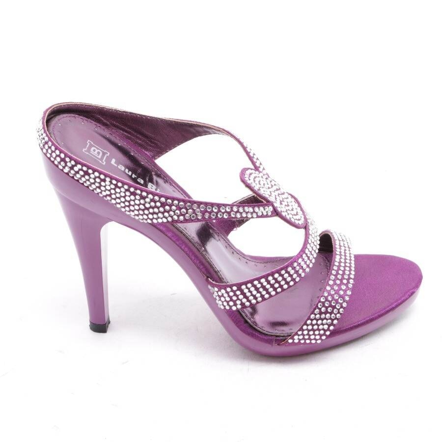 Image 1 of Heeled Sandals EUR 39 Darkviolet in color Purple | Vite EnVogue