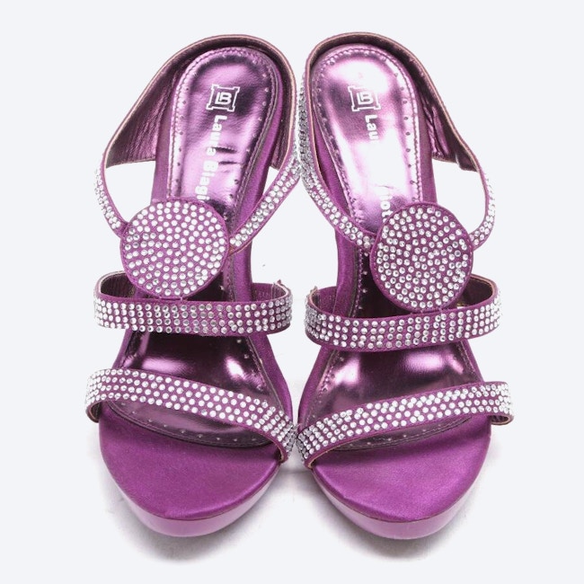 Image 2 of Heeled Sandals EUR 39 Darkviolet in color Purple | Vite EnVogue