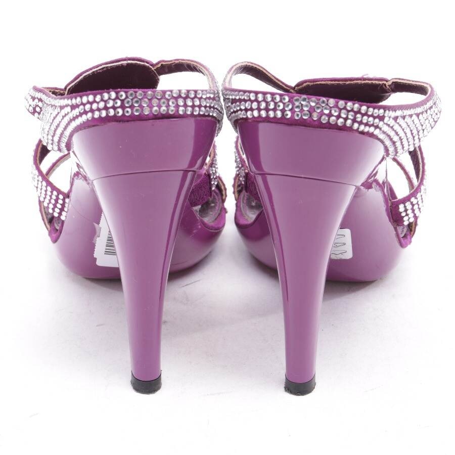 Image 3 of Heeled Sandals EUR 39 Darkviolet in color Purple | Vite EnVogue