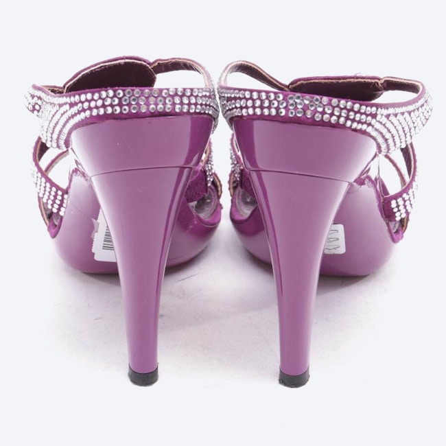 Image 3 of Heeled Sandals EUR 39 Darkviolet in color Purple | Vite EnVogue