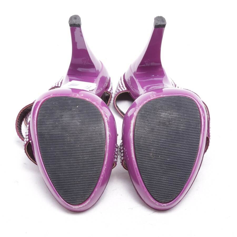 Image 4 of Heeled Sandals EUR 39 Darkviolet in color Purple | Vite EnVogue