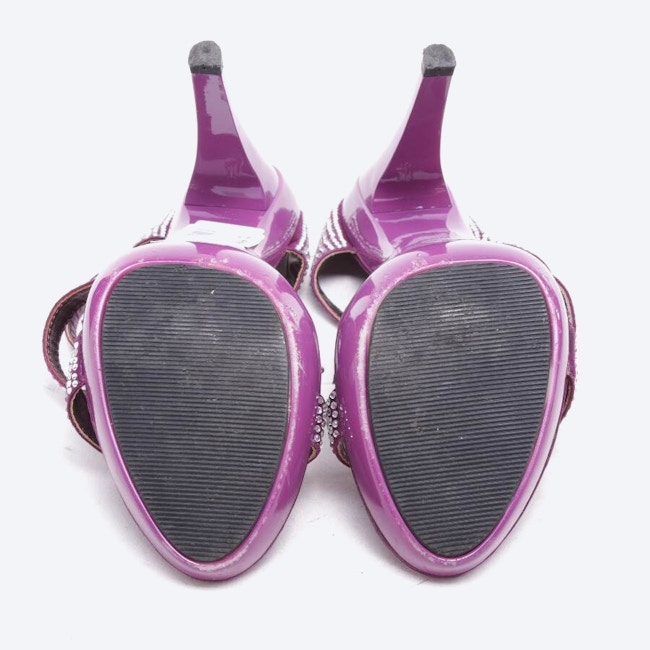 Image 4 of Heeled Sandals EUR 39 Darkviolet in color Purple | Vite EnVogue