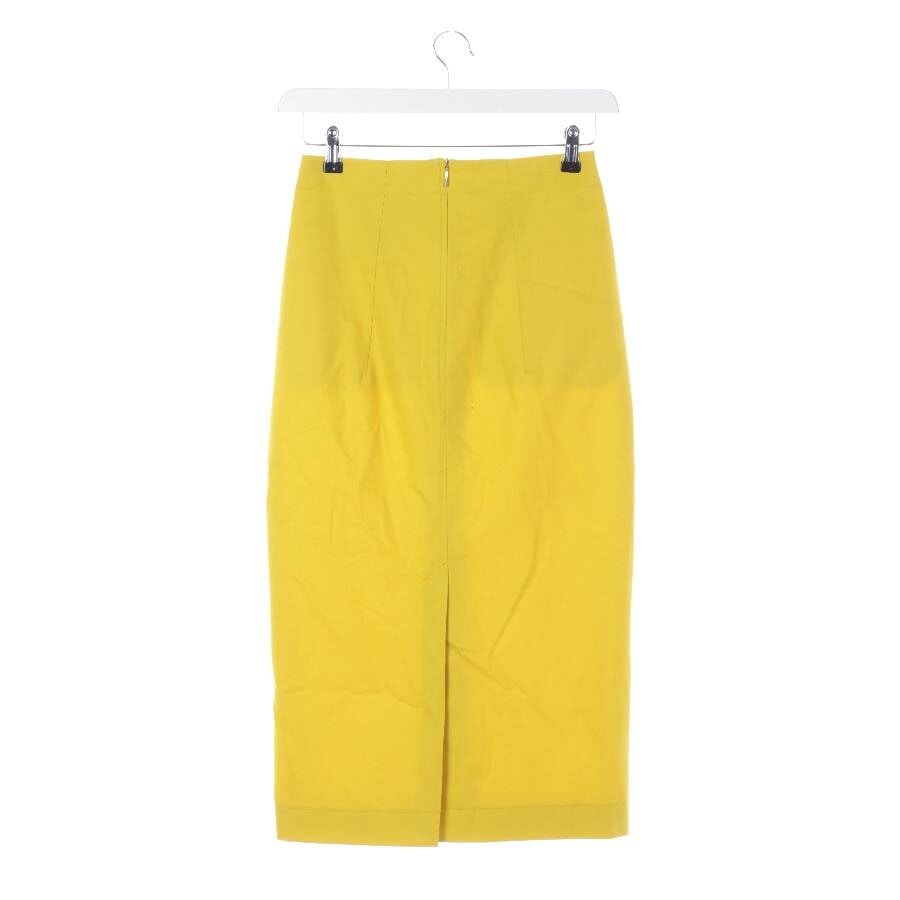 Image 2 of Pencil Skirt 34 Mustard Yellow in color Yellow | Vite EnVogue