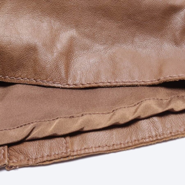 Image 3 of Leather Skirt 36 Brown in color Brown | Vite EnVogue