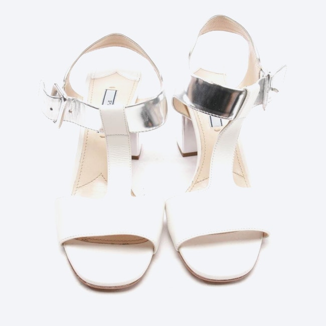 Image 2 of Heeled Sandals EUR 37.5 White in color White | Vite EnVogue