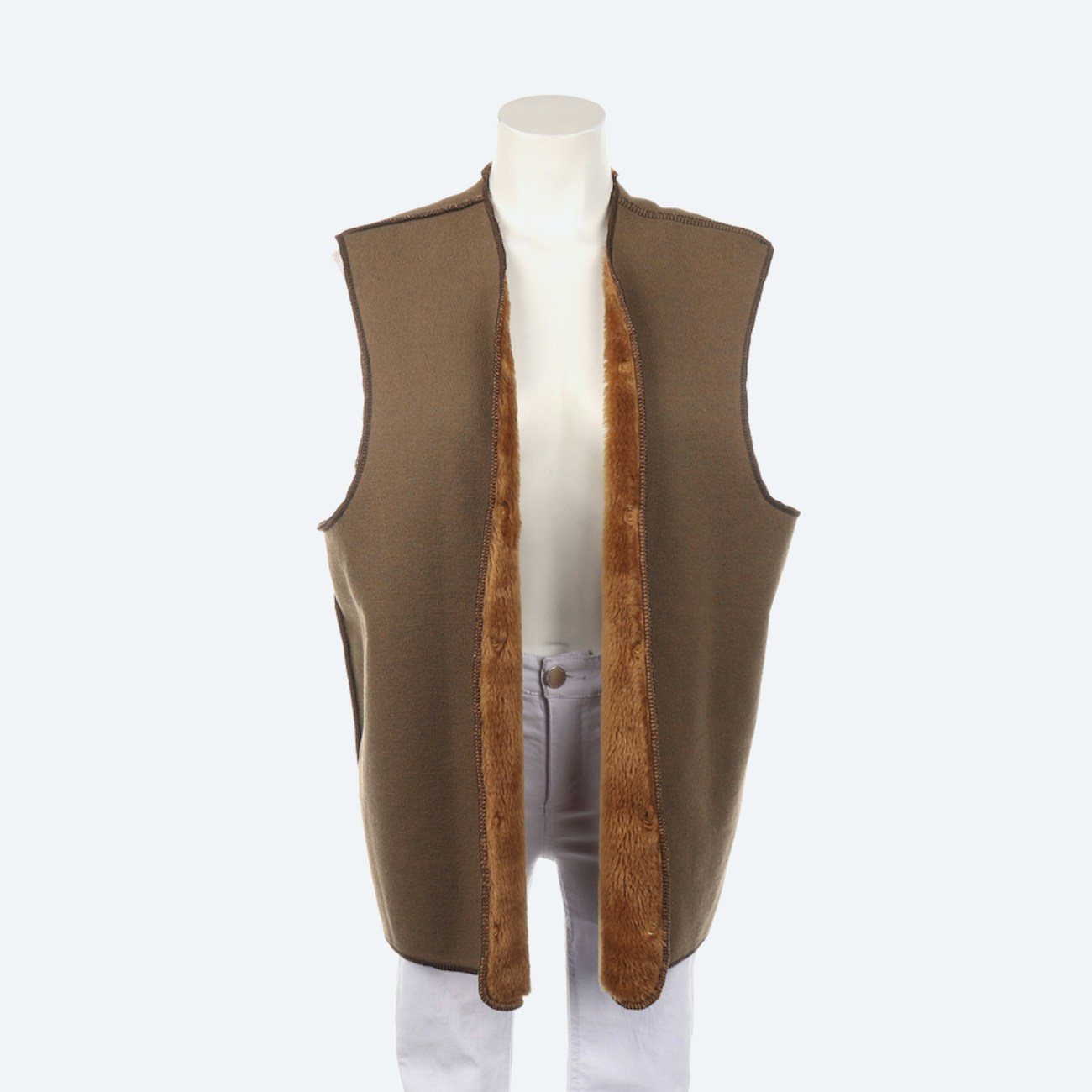 Image 1 of Vest XL Brown in color Brown | Vite EnVogue