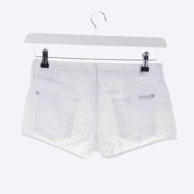 Image 2 of Shorts W26 White in color White | Vite EnVogue