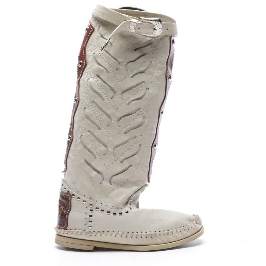 Image 1 of Boots EUR 36 Beige in color White | Vite EnVogue
