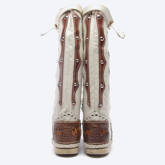 Image 3 of Boots EUR 36 Beige in color White | Vite EnVogue