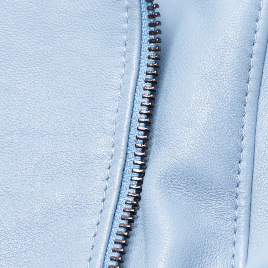Image 4 of LeatherJacket L Blue in color Blue | Vite EnVogue